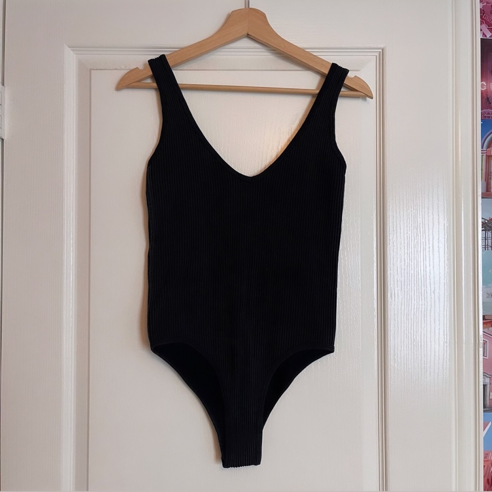 Aura Ribbed Bodysuit; medium/large